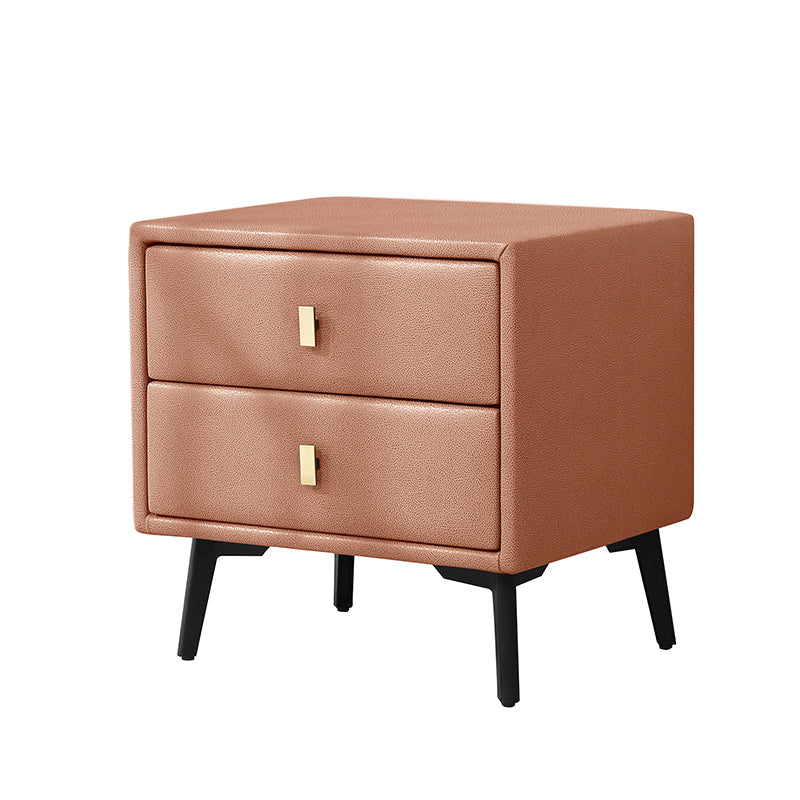 Table de nuit en bois artificiel 2 tiroirs table de nuit pour chambre à coucher