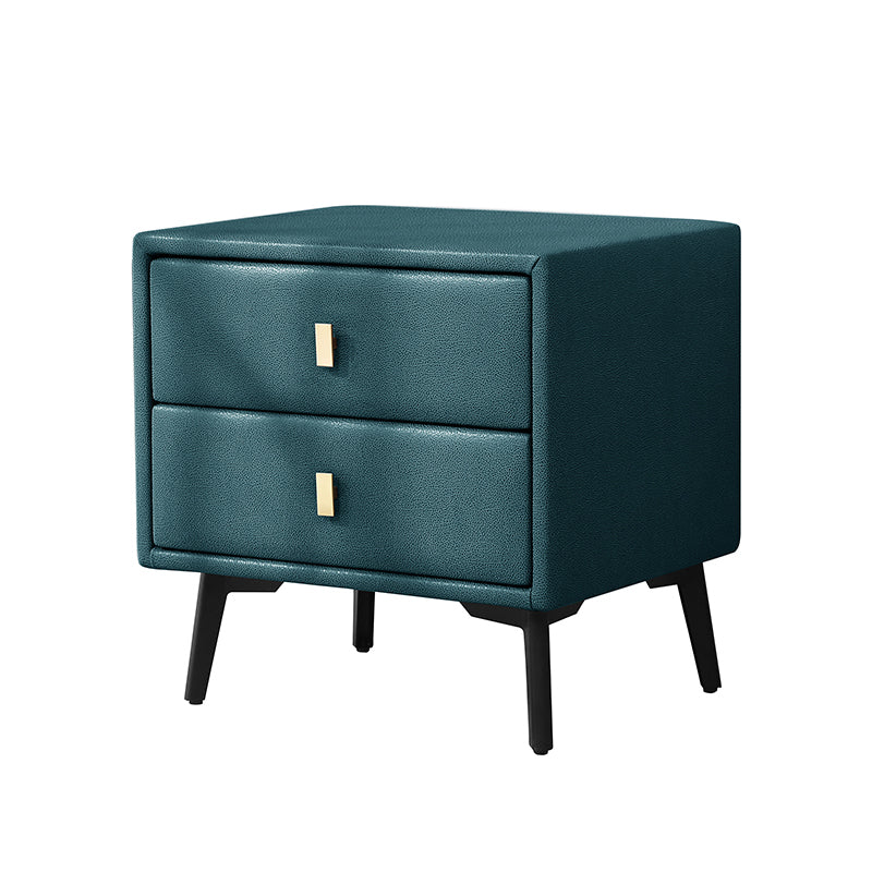 Table de nuit en bois artificiel 2 tiroirs table de nuit pour chambre à coucher