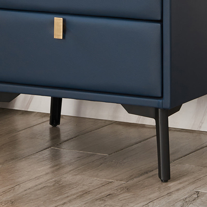 Table de nuit en bois artificiel 2 tiroirs table de nuit pour chambre à coucher