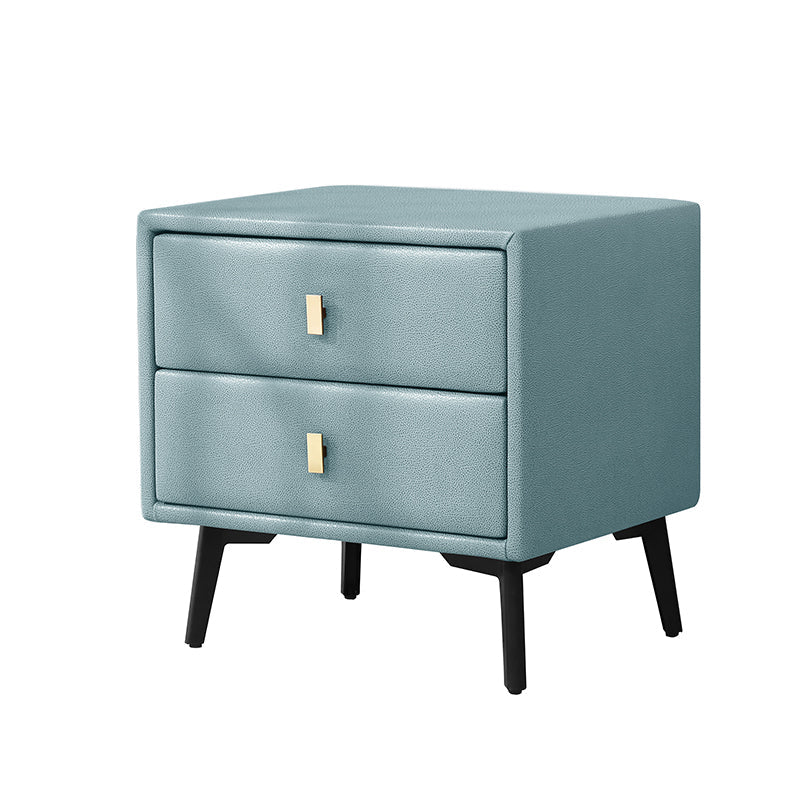 Table de nuit en bois artificiel 2 tiroirs table de nuit pour chambre à coucher