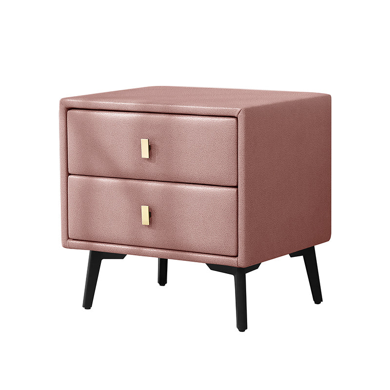 Table de nuit en bois artificiel 2 tiroirs table de nuit pour chambre à coucher