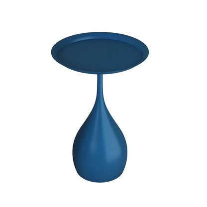 Accento di ferro da comodino Industrial rotondo cabidiere rotondo, 23,6 "di altezza