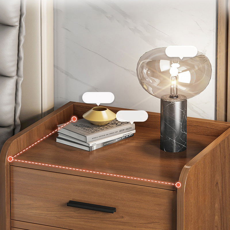 Contemporary Accent Table Nightstand Drawer Storage Night Table ,16.5" Tall Clearhalo 'Bedroom Furniture' 'furn' 'furn_night_stand' 'Furniture' 'night_stand' 'Nightstands' 6299315