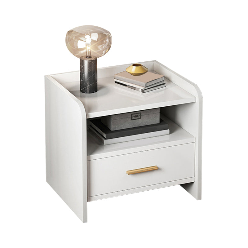 Contemporary Accent Table Nightstand Drawer Storage Night Table ,16.5" Tall Clearhalo 'Bedroom Furniture' 'furn' 'furn_night_stand' 'Furniture' 'night_stand' 'Nightstands' 6299320