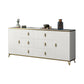 Glam Bedroom Stone Storage Chest Horizontal Chest in White with Drawers https: res.litfad.com site img item 2022 10 20 6300045 1200x1200.jpg Clearhalo 'Bedroom Furniture' 'Dressers & Chests' 'dressers_chests' 'furn' 'furn_dressers_chests' 'Furniture' 6300045