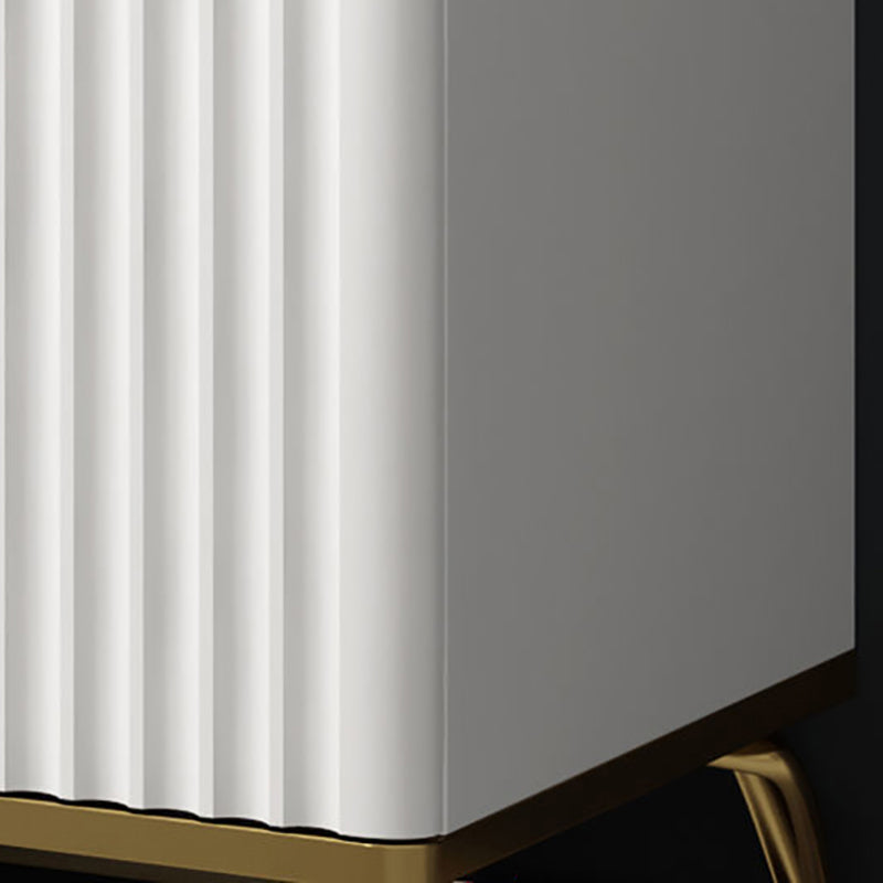 Glam Bedroom Stone Storage Chest Horizontal Chest in White with Drawers Clearhalo 'Bedroom Furniture' 'Dressers & Chests' 'dressers_chests' 'furn' 'furn_dressers_chests' 'Furniture' 6300050