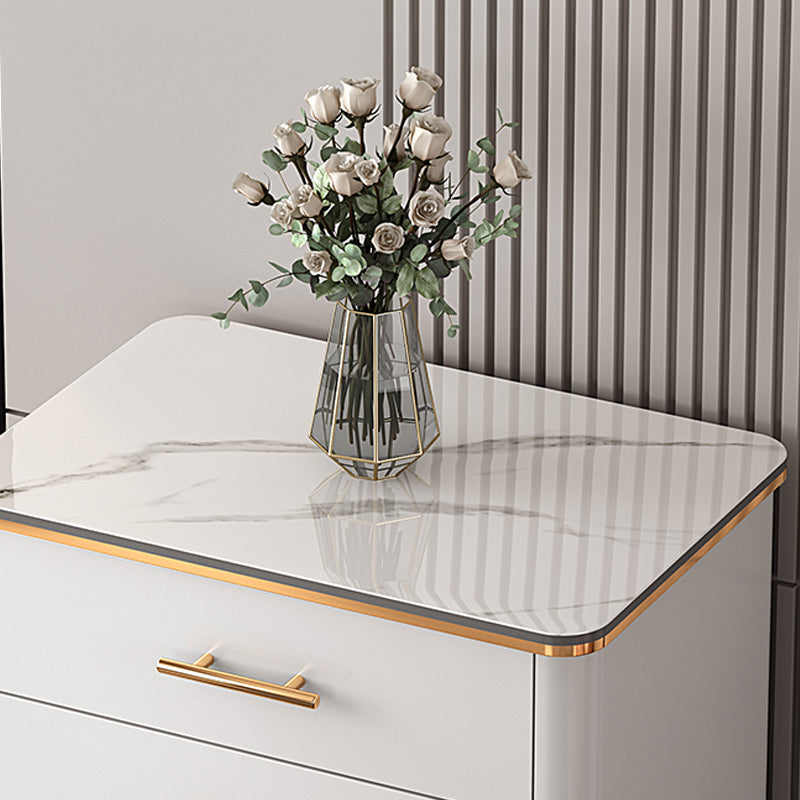 Glam Bedroom Stone Storage Chest Vertical Chest with Drawers Clearhalo 'Bedroom Furniture' 'Dressers & Chests' 'dressers_chests' 'furn' 'furn_dressers_chests' 'Furniture' 6300086