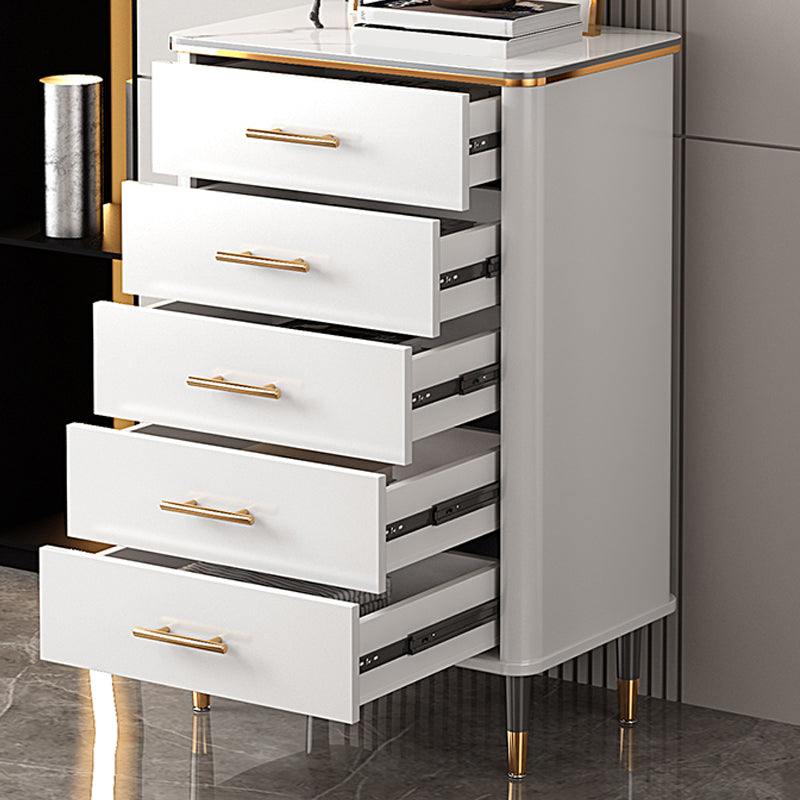 Glam Bedroom Stone Storage Chest Vertical Chest with Drawers Clearhalo 'Bedroom Furniture' 'Dressers & Chests' 'dressers_chests' 'furn' 'furn_dressers_chests' 'Furniture' 6300091