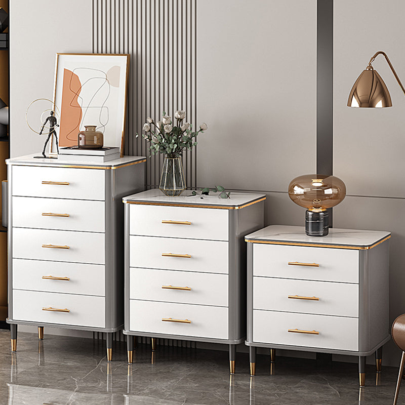 Glam Bedroom Stone Storage Chest Vertical Chest with Drawers Clearhalo 'Bedroom Furniture' 'Dressers & Chests' 'dressers_chests' 'furn' 'furn_dressers_chests' 'Furniture' 6300092