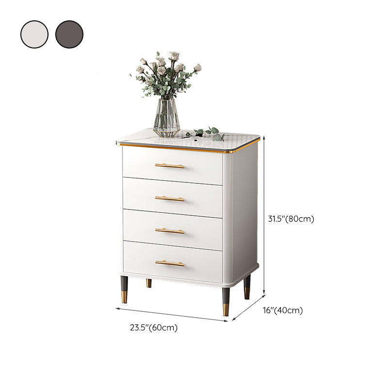 Glam Bedroom Stone Storage Chest Vertical Chest with Drawers Clearhalo 'Bedroom Furniture' 'Dressers & Chests' 'dressers_chests' 'furn' 'furn_dressers_chests' 'Furniture' 6300097