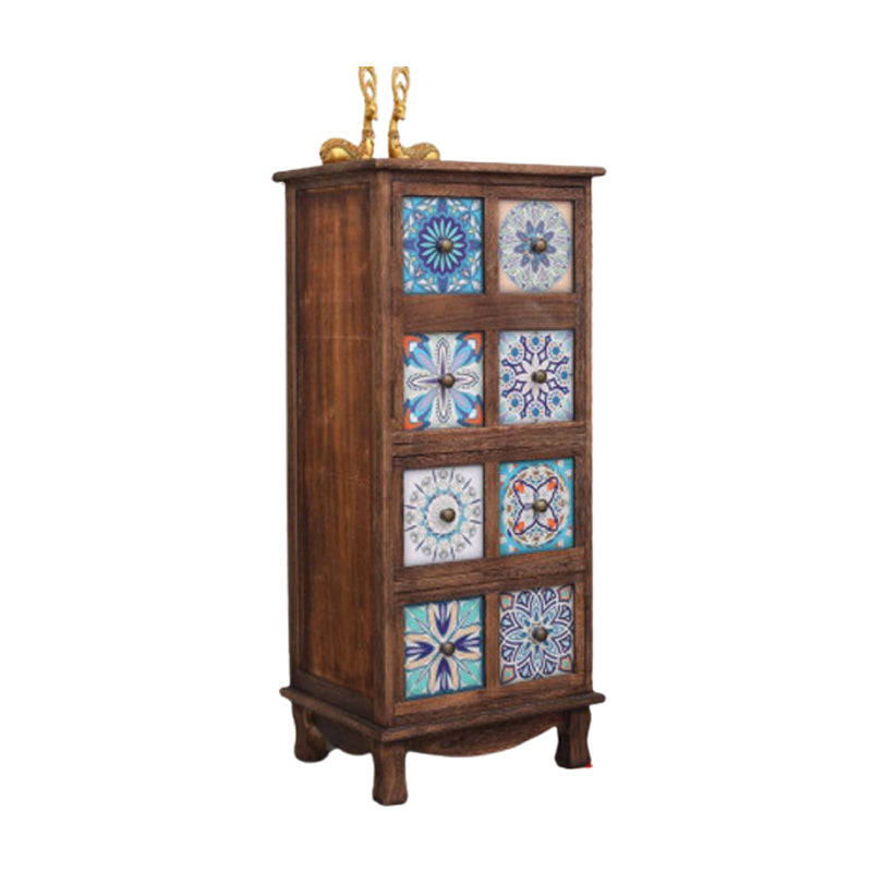 Cassapanca verticale nautica per camera da letto Cassapanca in legno con cassetti