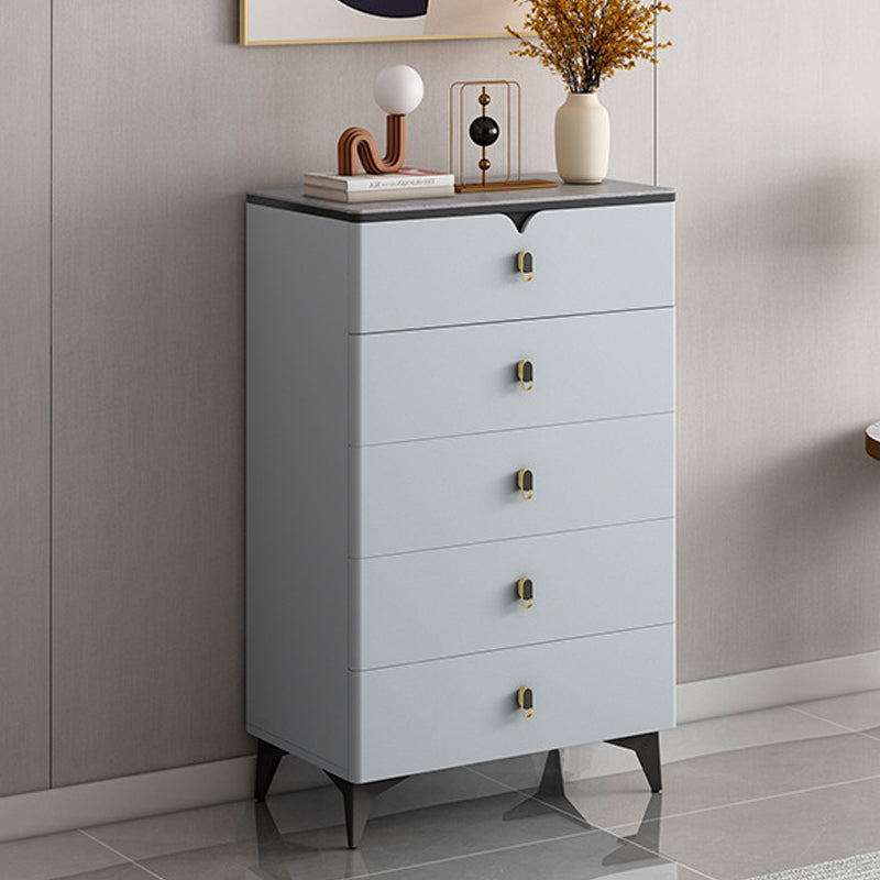 Stone Glam Aufbewahrungstruhe Schlafzimmer 16" breite Kommode mit Schubladen