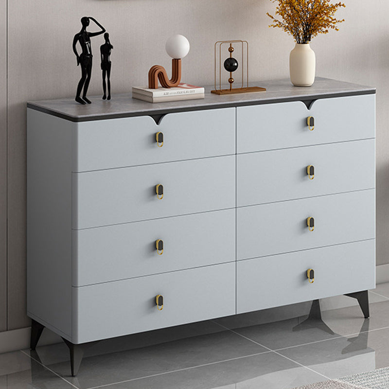 Stone Glam Aufbewahrungstruhe Schlafzimmer 16" breite Kommode mit Schubladen