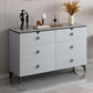 Stone Glam Aufbewahrungstruhe Schlafzimmer 16" breite Kommode mit Schubladen