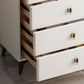 Stone Glam Aufbewahrungstruhe Schlafzimmer 16" breite Kommode mit Schubladen