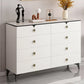 Stone Glam Aufbewahrungstruhe Schlafzimmer 16" breite Kommode mit Schubladen