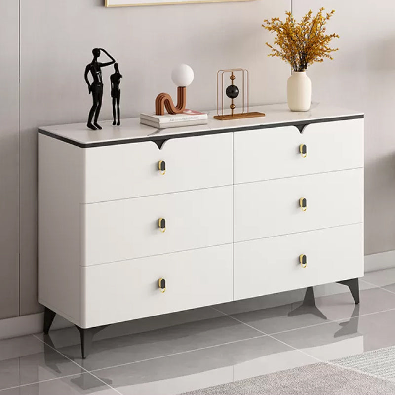 Stone Glam Aufbewahrungstruhe Schlafzimmer 16" breite Kommode mit Schubladen