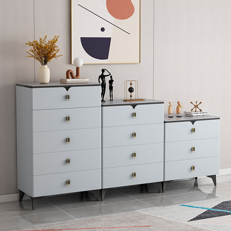 Stone Glam Aufbewahrungstruhe Schlafzimmer 16" breite Kommode mit Schubladen