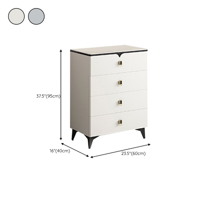 Stone Glam Aufbewahrungstruhe Schlafzimmer 16" breite Kommode mit Schubladen