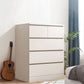 Modern Storage Chest Manufactured Wood Dresser with 3/4/5/6 Drawers