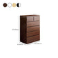 Modern Storage Chest Manufactured Wood Dresser with 3/4/5/6 Drawers