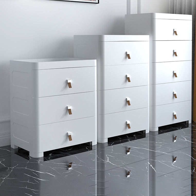 Contemporary Grey / White Chest Plastic Chest with Drawers for Bedroom Clearhalo 'Bedroom Furniture' 'Dressers & Chests' 'dressers_chests' 'furn' 'furn_dressers_chests' 'Furniture' 6300217