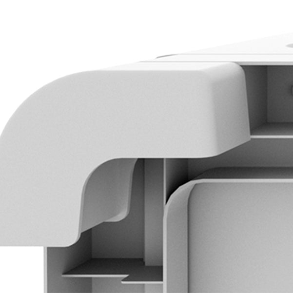 Contemporary Grey / White Chest Plastic Chest with Drawers for Bedroom Clearhalo 'Bedroom Furniture' 'Dressers & Chests' 'dressers_chests' 'furn' 'furn_dressers_chests' 'Furniture' 6300224