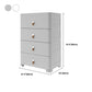 Contemporary Grey / White Chest Plastic Chest with Drawers for Bedroom Clearhalo 'Bedroom Furniture' 'Dressers & Chests' 'dressers_chests' 'furn' 'furn_dressers_chests' 'Furniture' 6300240