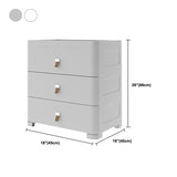 Contemporary Grey / White Chest Plastic Chest with Drawers for Bedroom Clearhalo 'Bedroom Furniture' 'Dressers & Chests' 'dressers_chests' 'furn' 'furn_dressers_chests' 'Furniture' 6300244