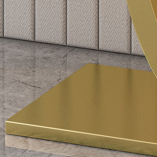 31.5-inch Tall Glam Console Accent Table Marble Console Table with 1 Shelf