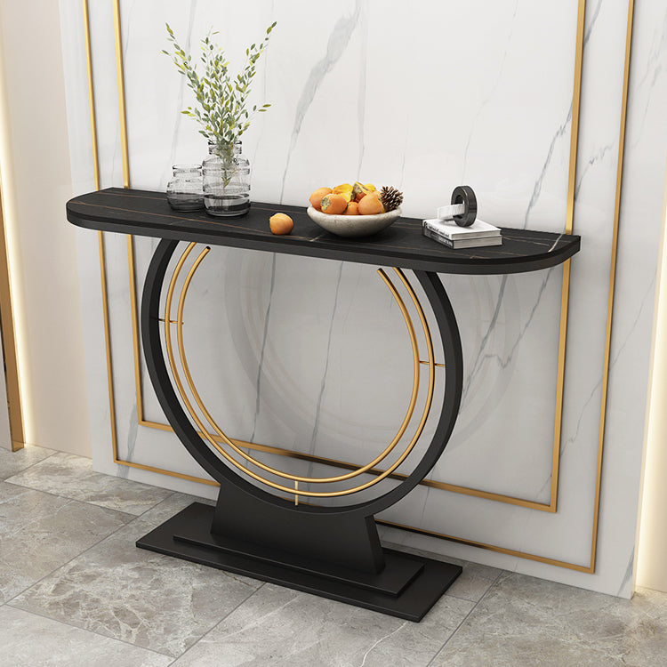 Tavolo console di console antico console a mezza luna contemporanea