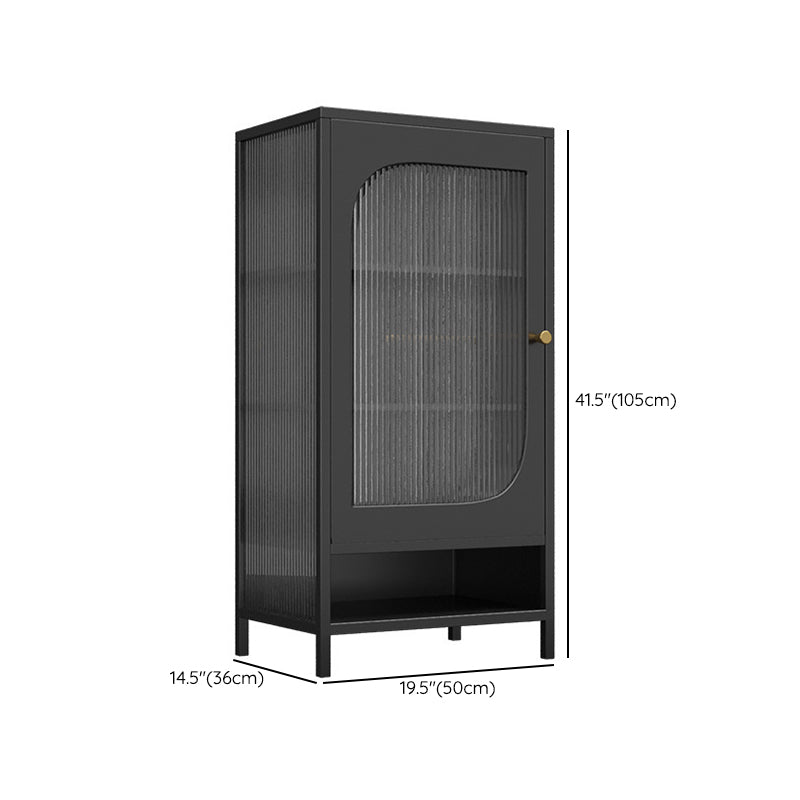 Tavolo da pranzo in metallo da pranzo in metallo da 41 pollici in stile glam senza luce