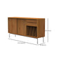 Sideboard a buffet a buffet in stile contemporaneo con armadi e cassetti