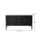 Moderno sideboard in legno buffet 3 cassetti e 2 mobili porte a buffet sideboard