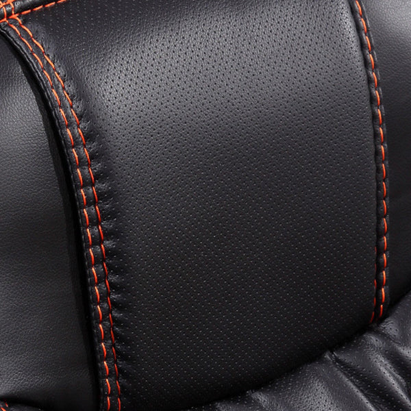 27 Inch Wide Contemporary Desk Chair Black Leather Office Chair Clearhalo 'furn' 'furn_office_chair' 'Furniture' 'Office Chairs' 'Office Furniture' 'office_chair' 6300925
