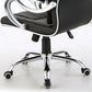 27 Inch Wide Contemporary Desk Chair Black Leather Office Chair Clearhalo 'furn' 'furn_office_chair' 'Furniture' 'Office Chairs' 'Office Furniture' 'office_chair' 6300926