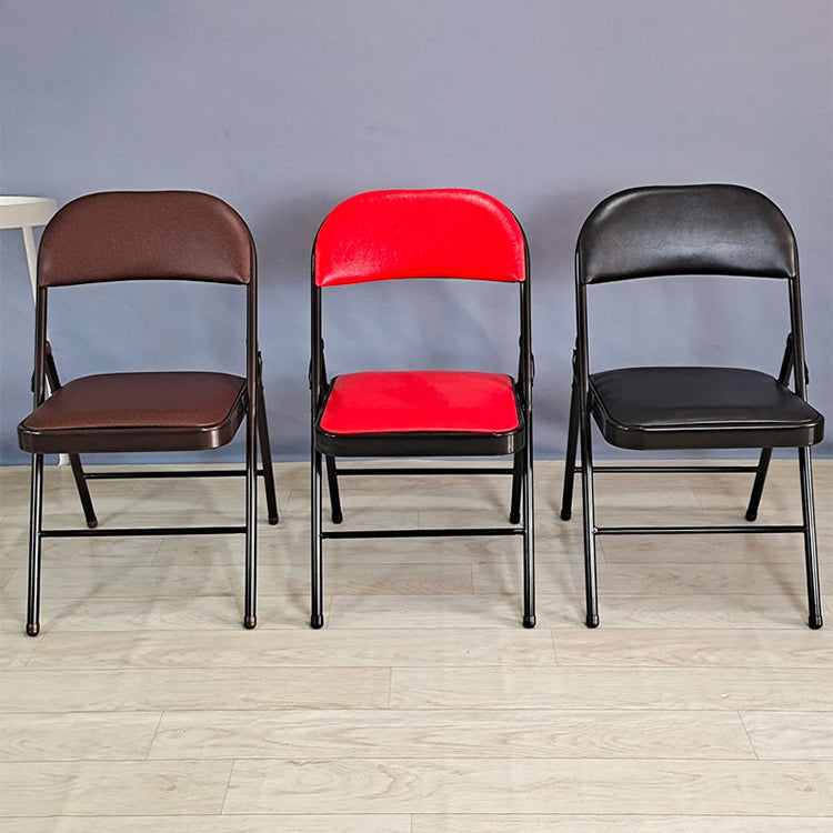 18" Wide Contemporary Desk Chair Armless Leather Office Chair Clearhalo 'furn' 'furn_office_chair' 'Furniture' 'Office Chairs' 'Office Furniture' 'office_chair' 6300948
