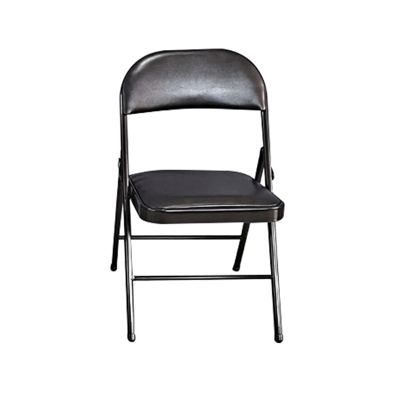 18" Wide Contemporary Desk Chair Armless Leather Office Chair Clearhalo 'furn' 'furn_office_chair' 'Furniture' 'Office Chairs' 'Office Furniture' 'office_chair' 6300950