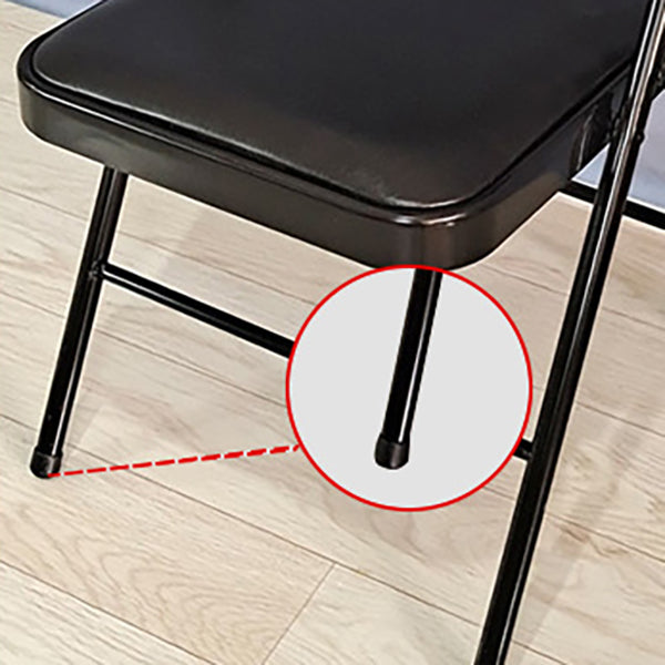 18" Wide Contemporary Desk Chair Armless Leather Office Chair Clearhalo 'furn' 'furn_office_chair' 'Furniture' 'Office Chairs' 'Office Furniture' 'office_chair' 6300957
