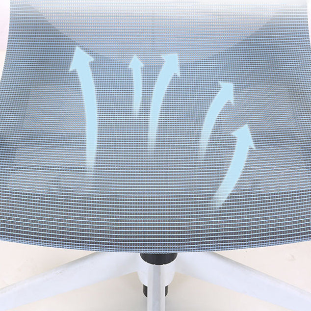 21" Wide Modern Desk Chair Breathable AirGrid Mid-Back Office Chair Clearhalo 'furn' 'furn_office_chair' 'Furniture' 'Office Chairs' 'Office Furniture' 'office_chair' 6301011