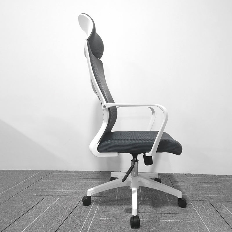 High Back Task Chair Modern Nylon Slide Arms Included Office Chair Clearhalo 'furn' 'furn_office_chair' 'Furniture' 'Office Chairs' 'Office Furniture' 'office_chair' 6301061