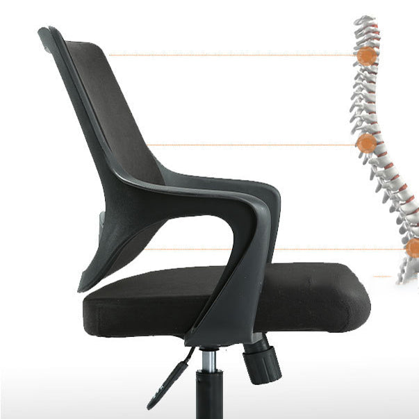 Modern Desk Chair Mesh Computer Chair Mid-Back Conference Chair Clearhalo 'furn' 'furn_office_chair' 'Furniture' 'Office Chairs' 'Office Furniture' 'office_chair' 6301073
