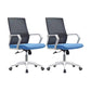 Modern Desk Chair Mesh Conference Chair High Back Chair with Wheels Gray-Blue 2 Piece Set Clearhalo 'furn' 'furn_office_chair' 'Furniture' 'Office Chairs' 'Office Furniture' 'office_chair' 6301093