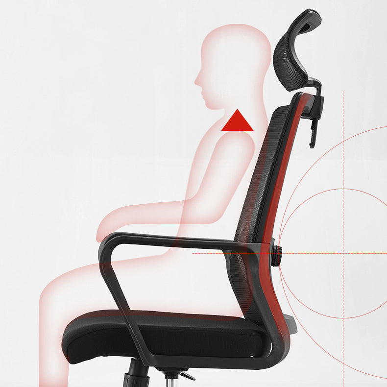 Modern Desk Chair Mesh Computer Chair High/Mid-Back Conference Chair Clearhalo 'furn' 'furn_office_chair' 'Furniture' 'Office Chairs' 'Office Furniture' 'office_chair' 6301190