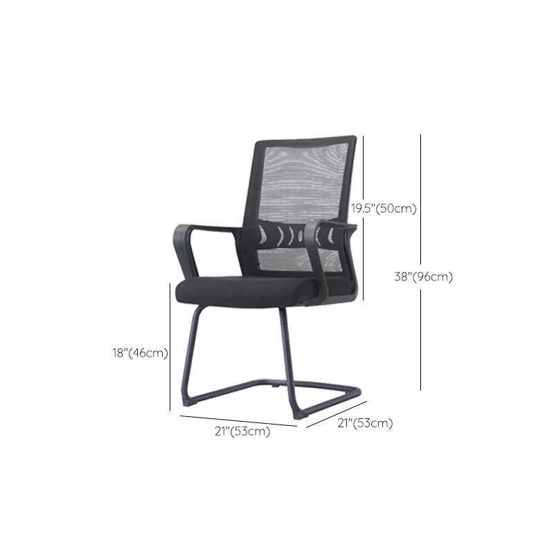 Modern Desk Chair Mesh Computer Chair High/Mid-Back Conference Chair Clearhalo 'furn' 'furn_office_chair' 'Furniture' 'Office Chairs' 'Office Furniture' 'office_chair' 6301216