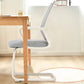 Modern Fixed Arms Desk Chair Mid Back Ergonomic Mesh Task Chair