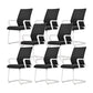 Modern Fixed Arms Desk Chair Mid Back Ergonomic Mesh Task Chair
