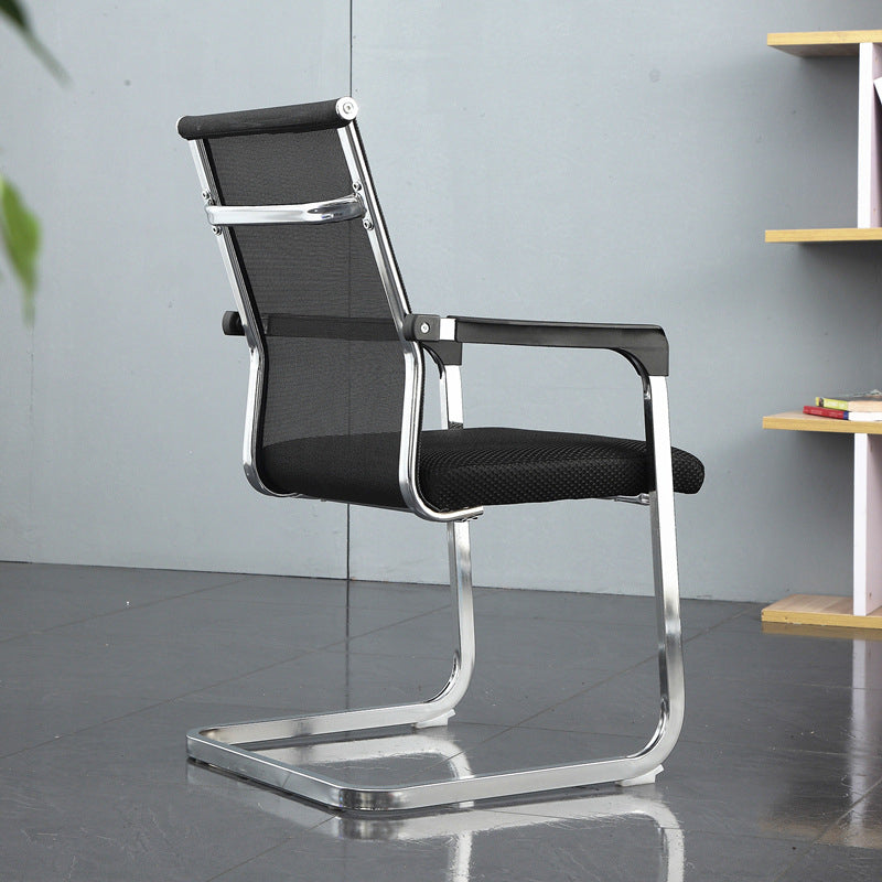 Modern Desk Chair Mesh Computer Chair Conference Chair No Wheels Clearhalo 'furn' 'furn_office_chair' 'Furniture' 'Office Chairs' 'Office Furniture' 'office_chair' 6301263