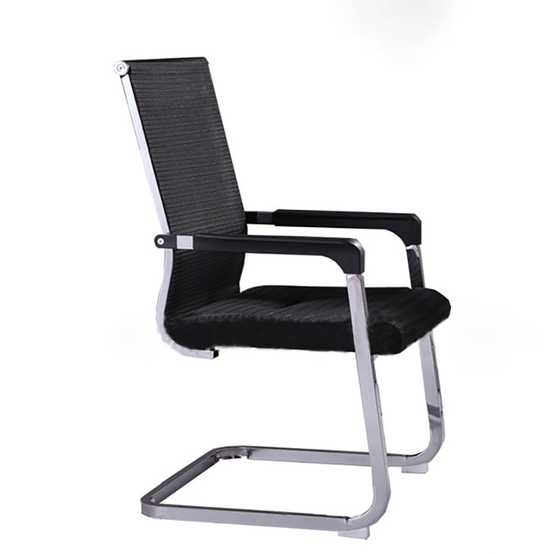 Modern Desk Chair Mesh Computer Chair Conference Chair No Wheels Clearhalo 'furn' 'furn_office_chair' 'Furniture' 'Office Chairs' 'Office Furniture' 'office_chair' 6301264