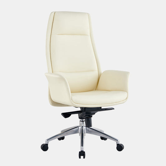 27" Wide Modern Managers Chair Arms Included Leather Executive Chair